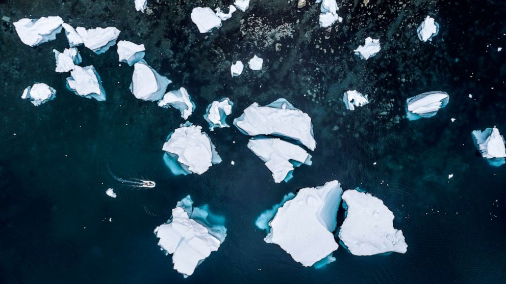 PHOTO: Ice breaks apart in Antarctica, Oct. 14, 2021.