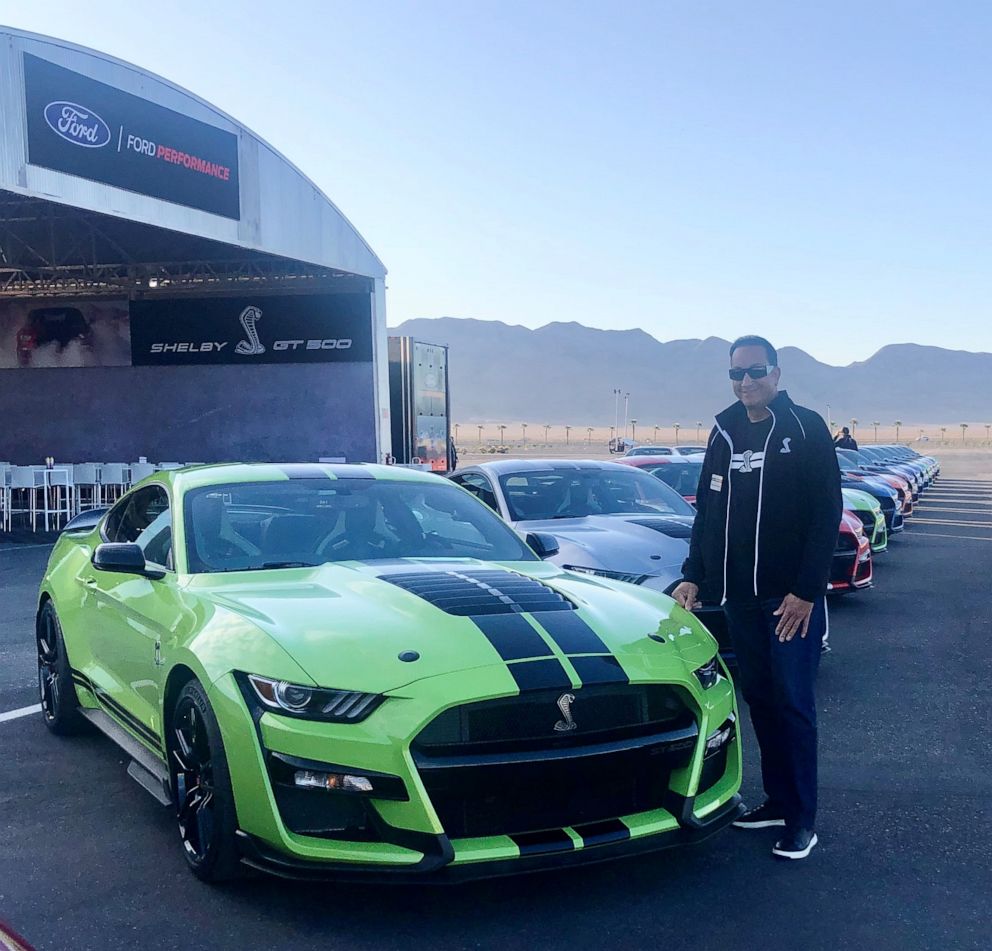 PHOTO: Melvin Betancourt, design manager at Ford, said designing the GT500 was a challenge and its exterior needed to match its performance on the track.
