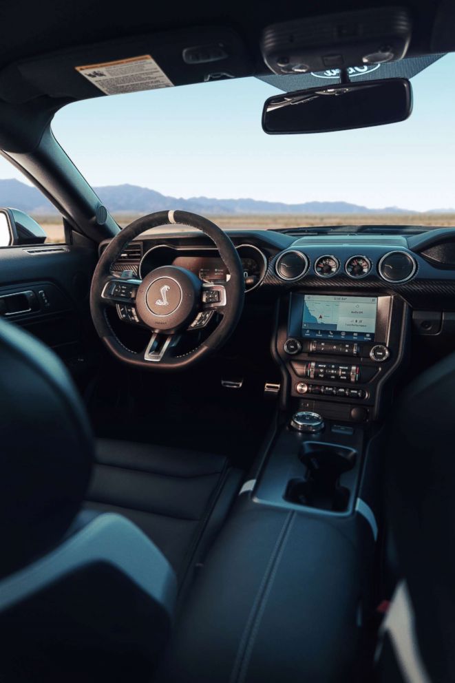 ford debuts the 2020 mustang shelby gt500 its most powerful street legal car at detroit auto show abc news