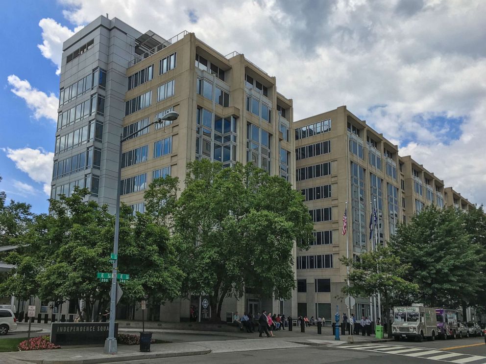 PHOTO: The NASA Headquarters building stands on June 26, 2020 in Washington, DC. 