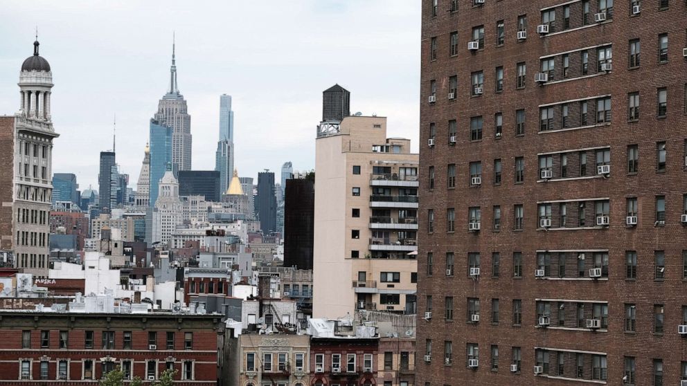 PHOTO: Residential apartment buildings in New York City.