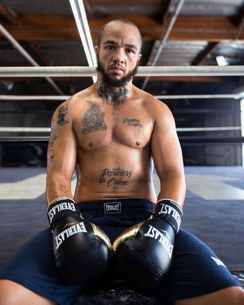 PHOTO: Patricio Manuel, seen here for Everlast, is the first trans-boxer to be the face of the brand.