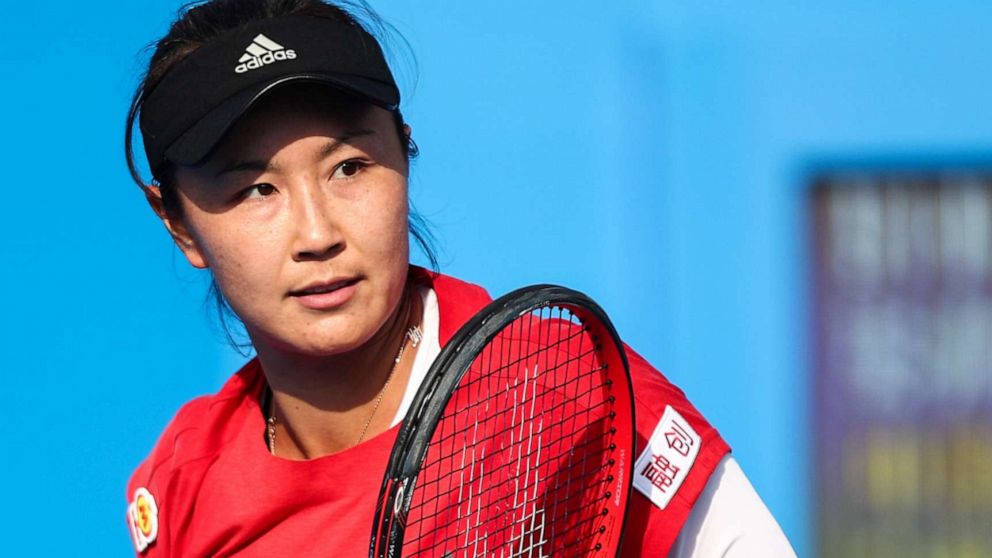 Chinese tennis star peng shuai