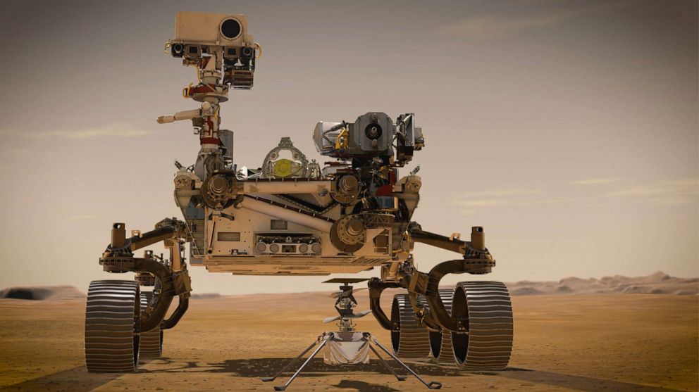 PHOTO: Perseverance is the most sophisticated rover NASA has ever sent to Mars. Ingenuity, a technology experiment, will be the first aircraft to attempt controlled flight on another planet.