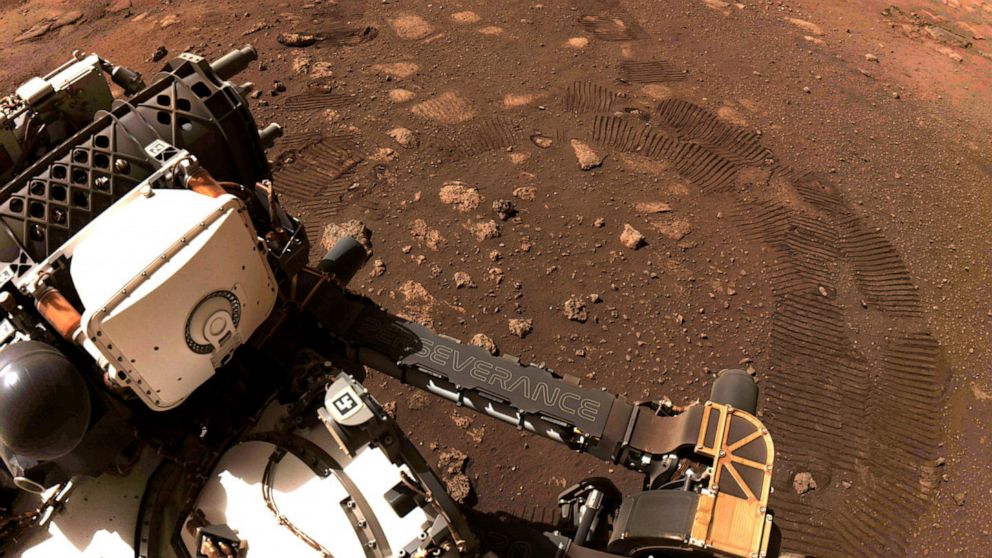 VIDEO: New images of Mars and a secret message from rover