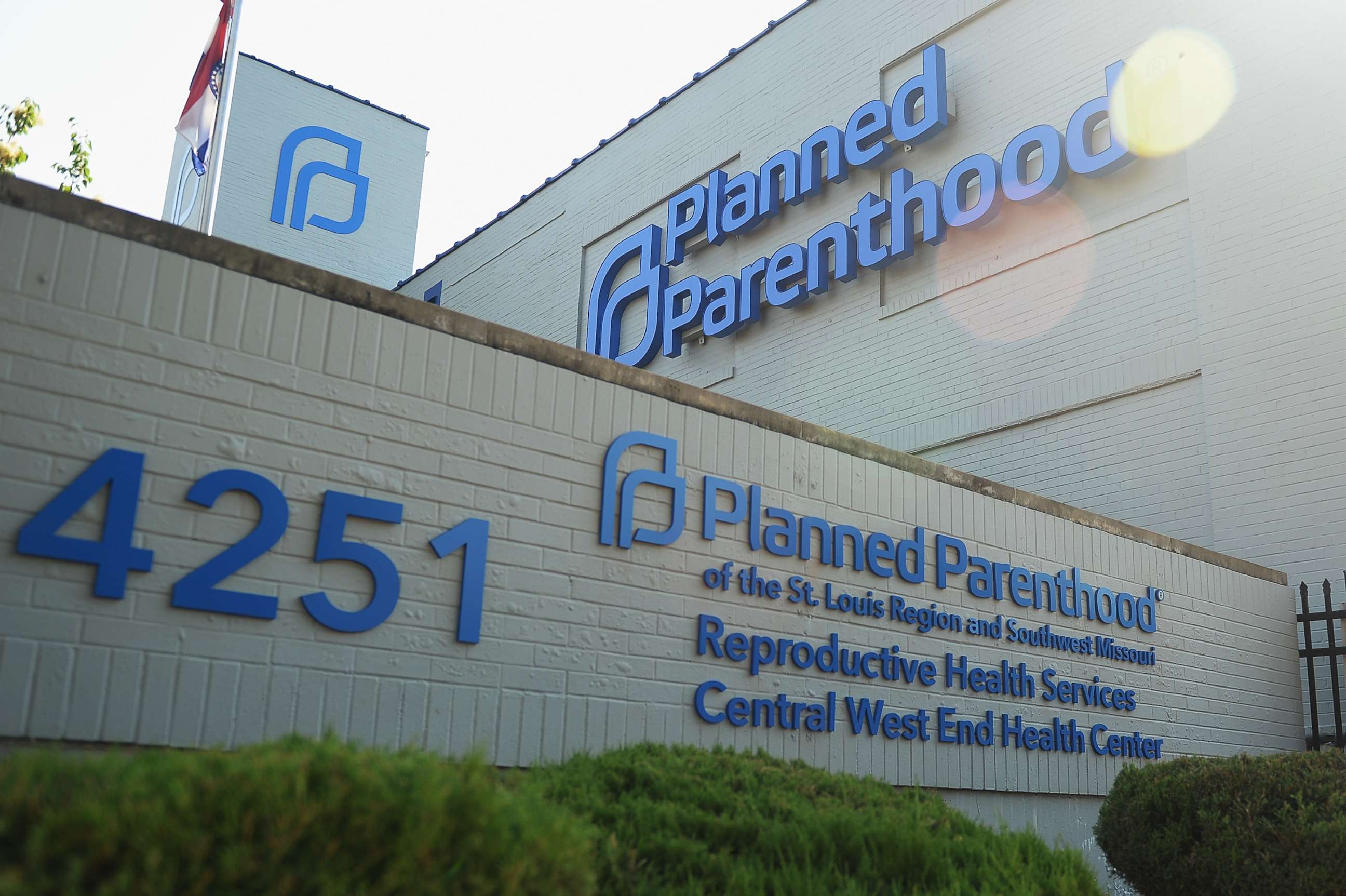 PHOTO: The exterior of a Planned Parenthood Reproductive Health Services Center is seen on May 31, 2019 in St. Louis.