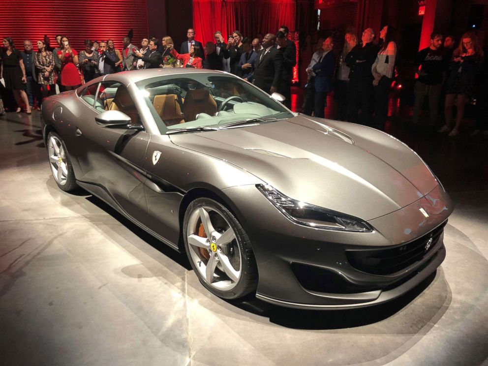 PHOTO: The latest Ferrari model is the Portofino, which has a retractable hardtop roof.