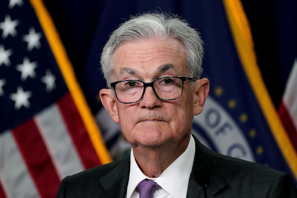 PHOTO: Federal Reserve Chairman Jerome Powell attends a press conference in Washington, D.C., July 26, 2023.