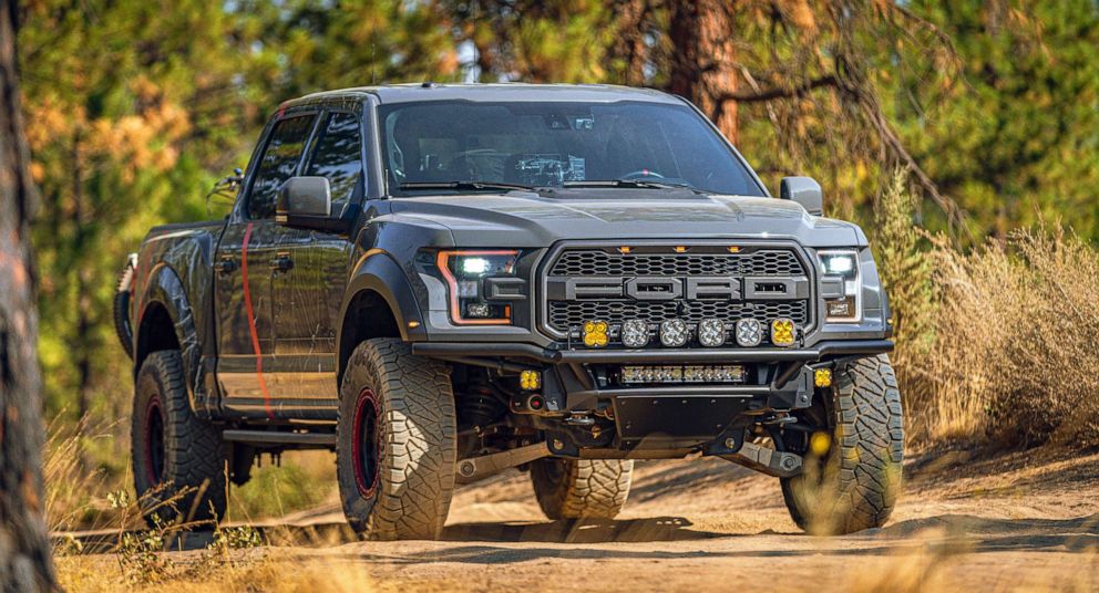 PHOTO: Isaac Marchionna bought his Ford F-150 Raptor in 2018 after driving an SUV for years.