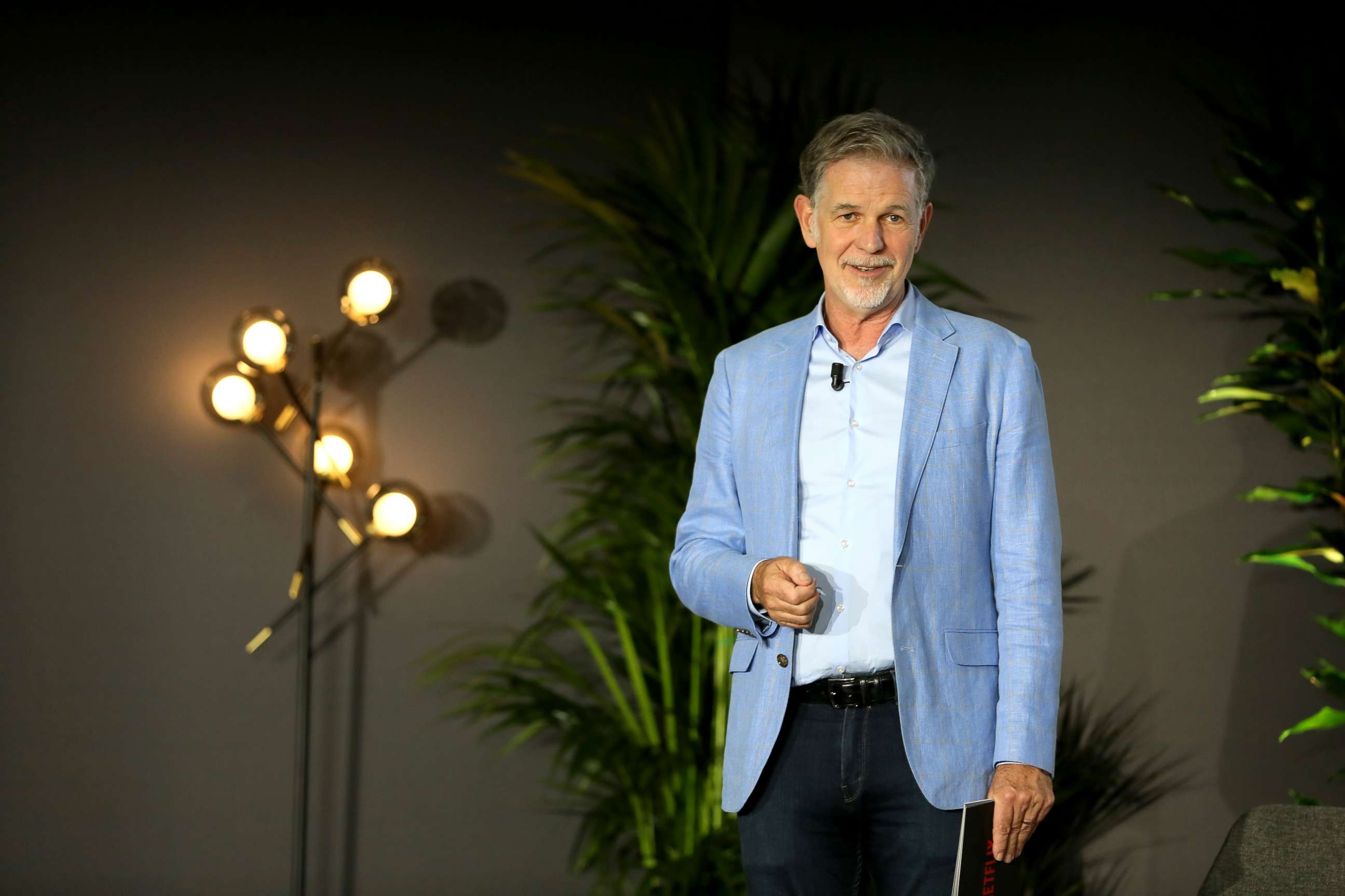 PHOTO: Reed Hastings attends the Netflix & Mediaset Partnership Announcement, Oct. 8, 2019.