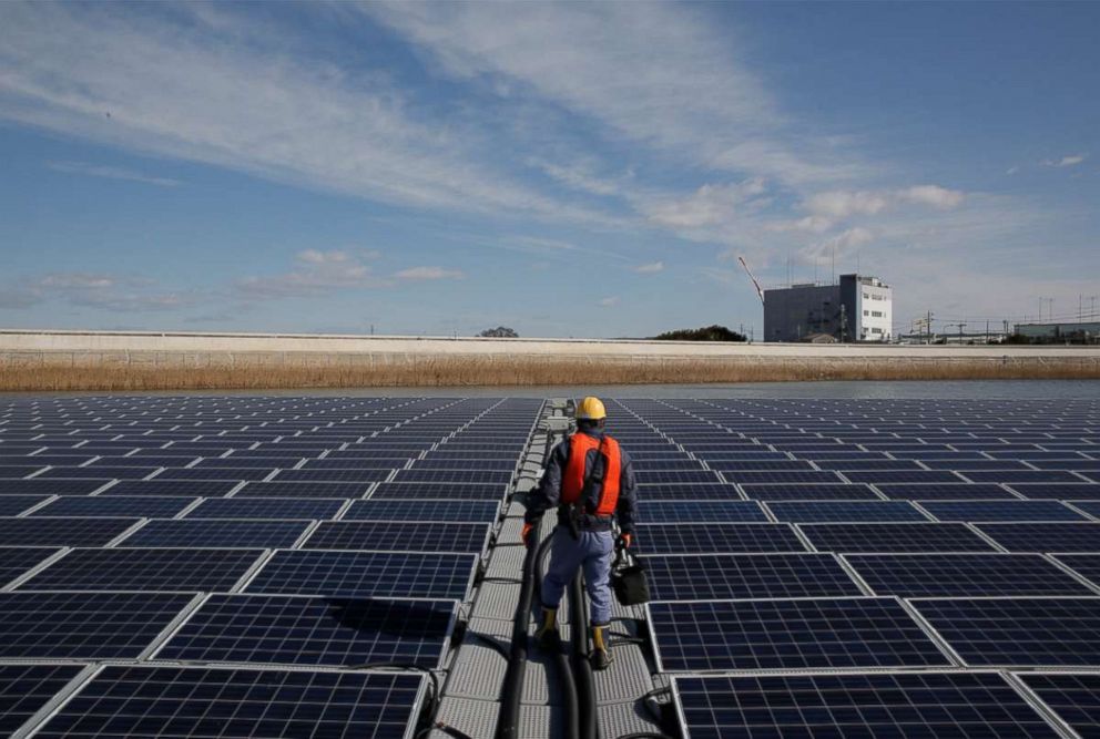 PHOTO: Apple is working with a local solar company in Japan to provide renewable energy for its operations.