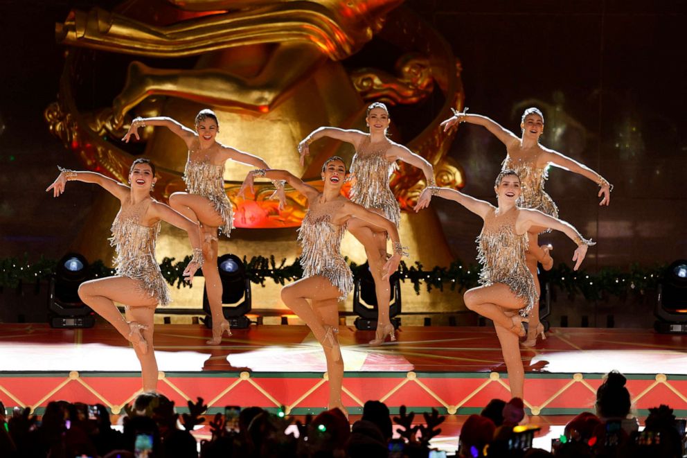 PHOTO: Radio City Rockettes at Rockefeller Center, 2022.