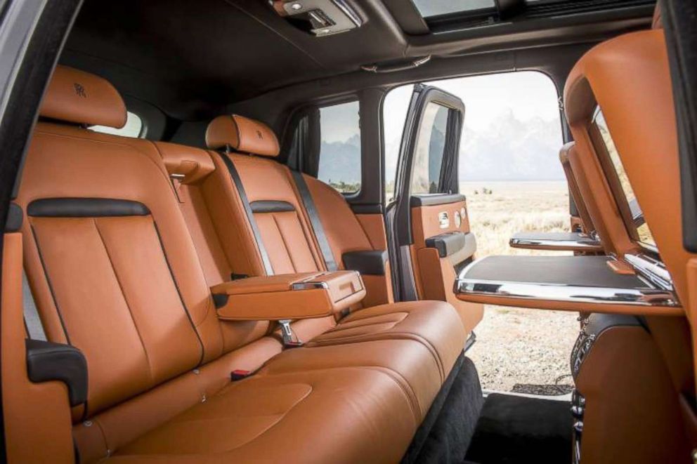 PHOTO: Inside the Cullinan SUV.