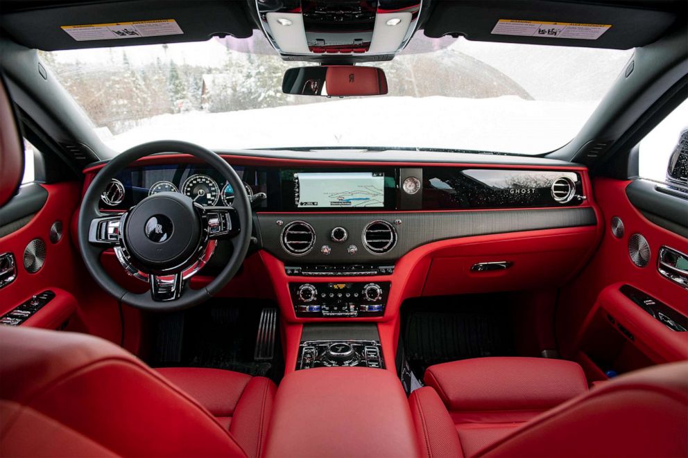 PHOTO: The interior of a Ghost. The sedan is the most technologically advanced Rolls-Royce.
