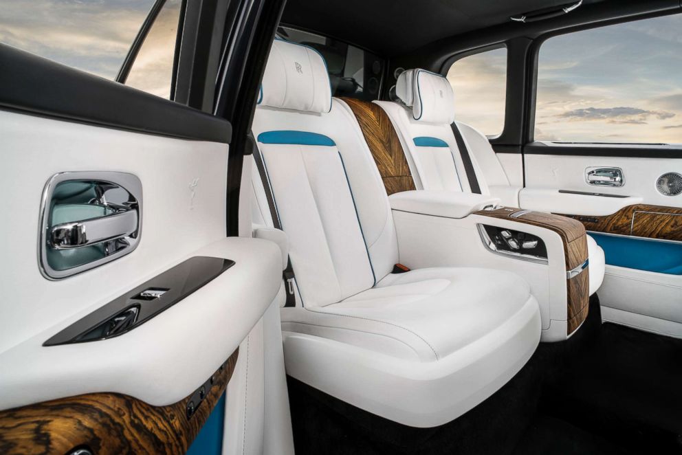 PHOTO: The interior of the Rolls-Royce Cullinan SUV is pictured in an undated handout image.