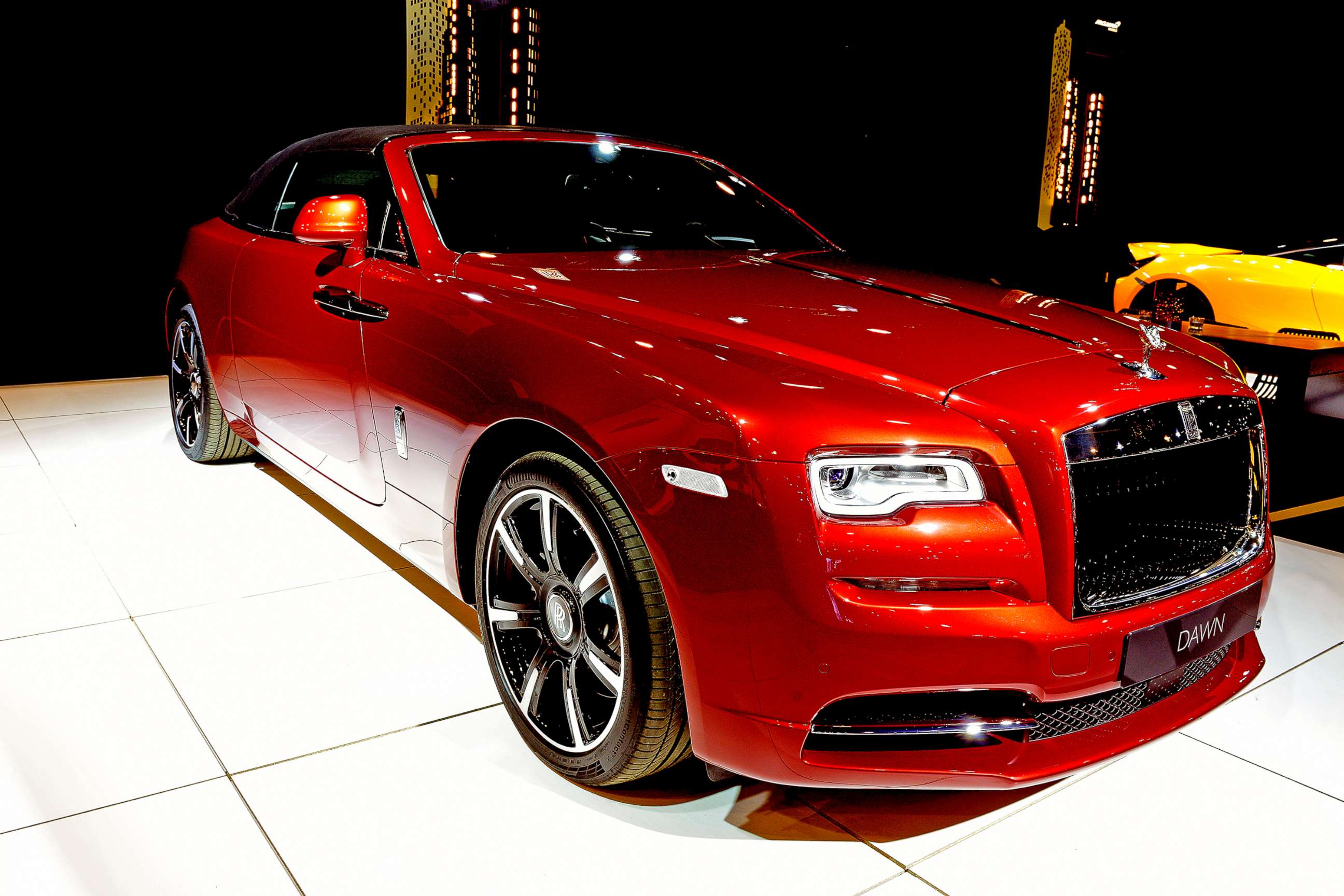 PHOTO: The Rolls-Royce Dawn on display at the Dream Car Exhibition, Jan. 17, 2019, in Brussels.