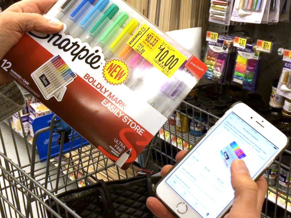 PHOTO: During her own experiment of buying high and selling low, which aired on Good Morning America, tech contributor Becky Worley found a set of Sharpie pens marked down to $10. On Amazon, they are selling for $17.89.