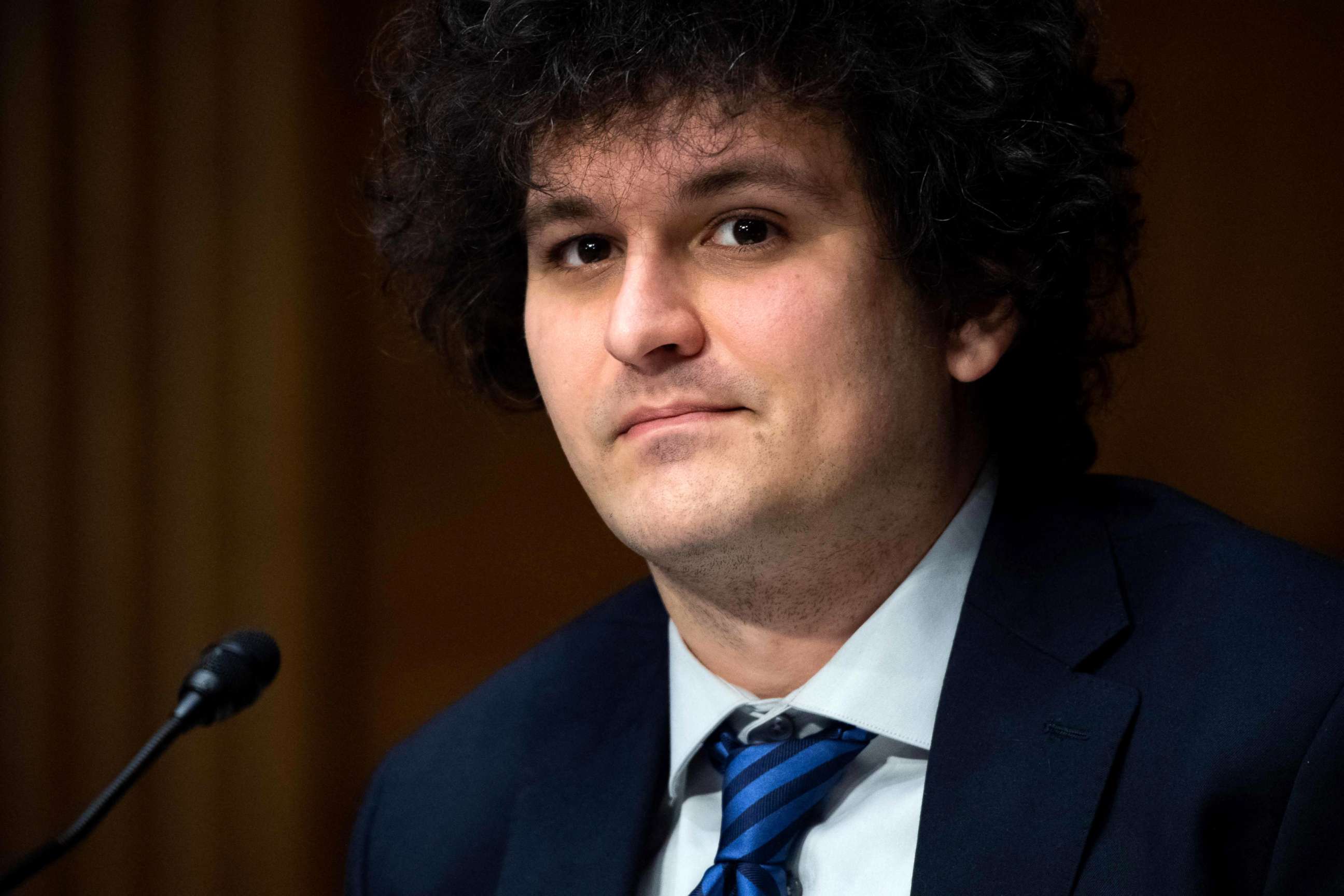 PHOTO: Samuel Bankman-Fried, founder and CEO of FTX, testifies during a Senate Committee on Agriculture, Nutrition and Forestry hearing about "Examining Digital Assets: Risks, Regulation, and Innovation," on Capitol Hill in Washington, DC.