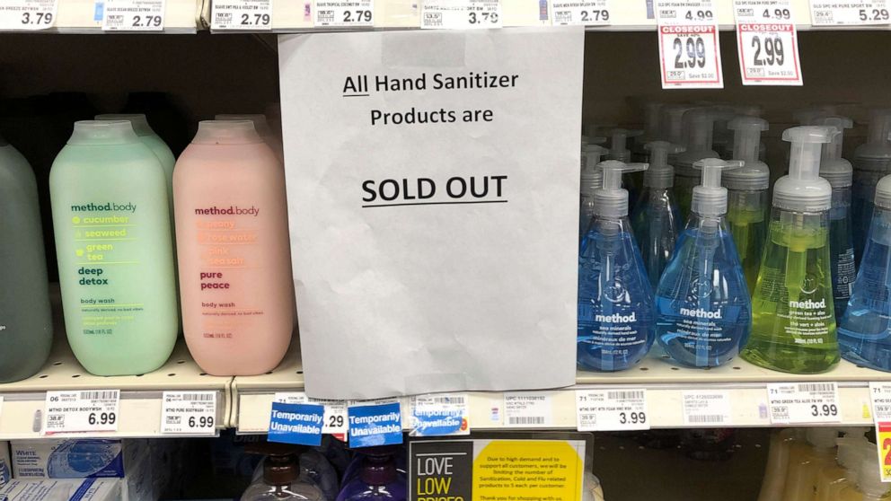 Americans hoarding hand sanitizer  face masks and oat milk 