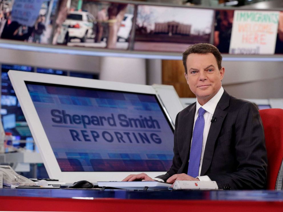 PHOTO: In this Jan. 30, 2017, file photo, Fox News Channel chief news anchor Shepard Smith appears on the set of Shepard Smith Reporting in New York.