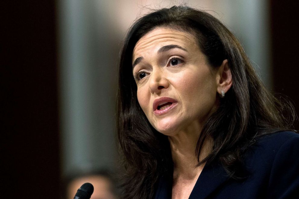 PHOTO: Facebook COO Sheryl Sandberg testifies before the Senate Intelligence Committee hearing on Capitol Hill in Washington, Sept. 5, 2018.