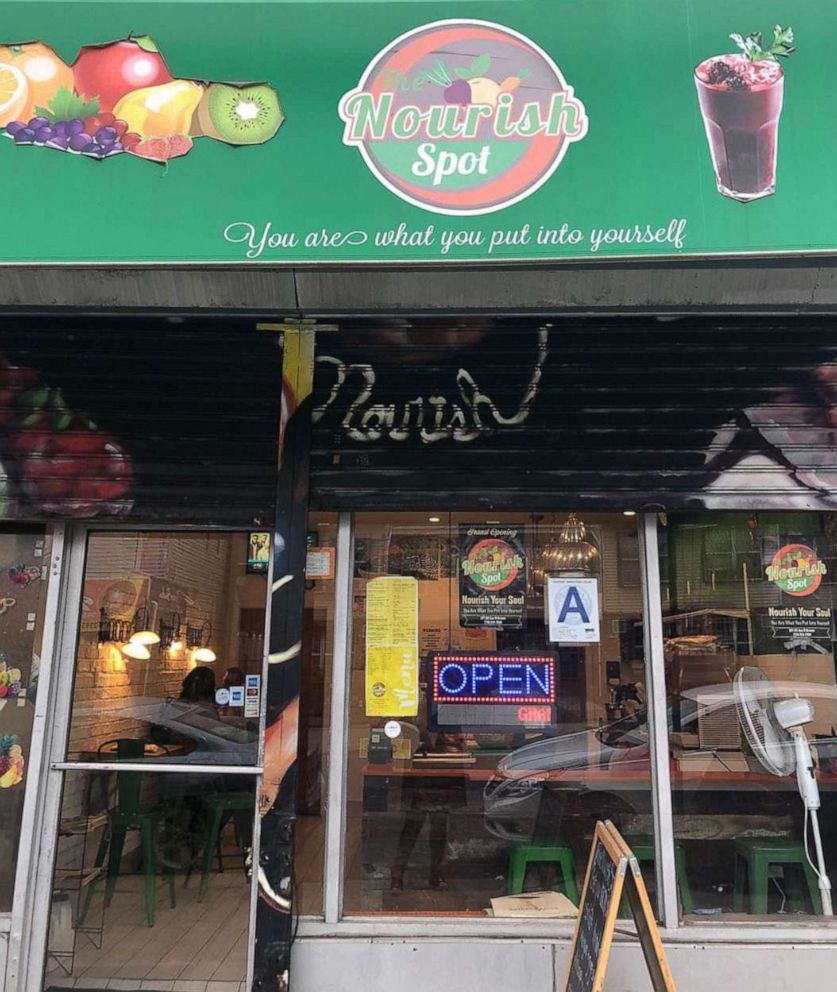 PHOTO: Dawn Kelly's small business in New York City, "The Nourish Spot" is trying to remain open during the coronavirus outbreak.
