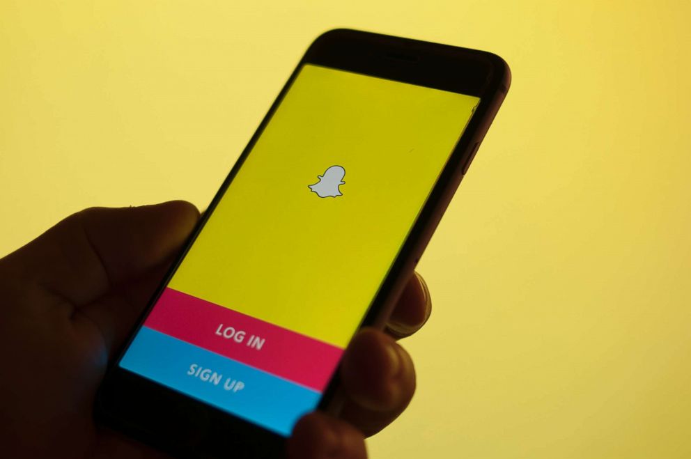 PHOTO: The Snapchat image login page is seen on an iPhone in this stock photo, Dec. 5, 2017.