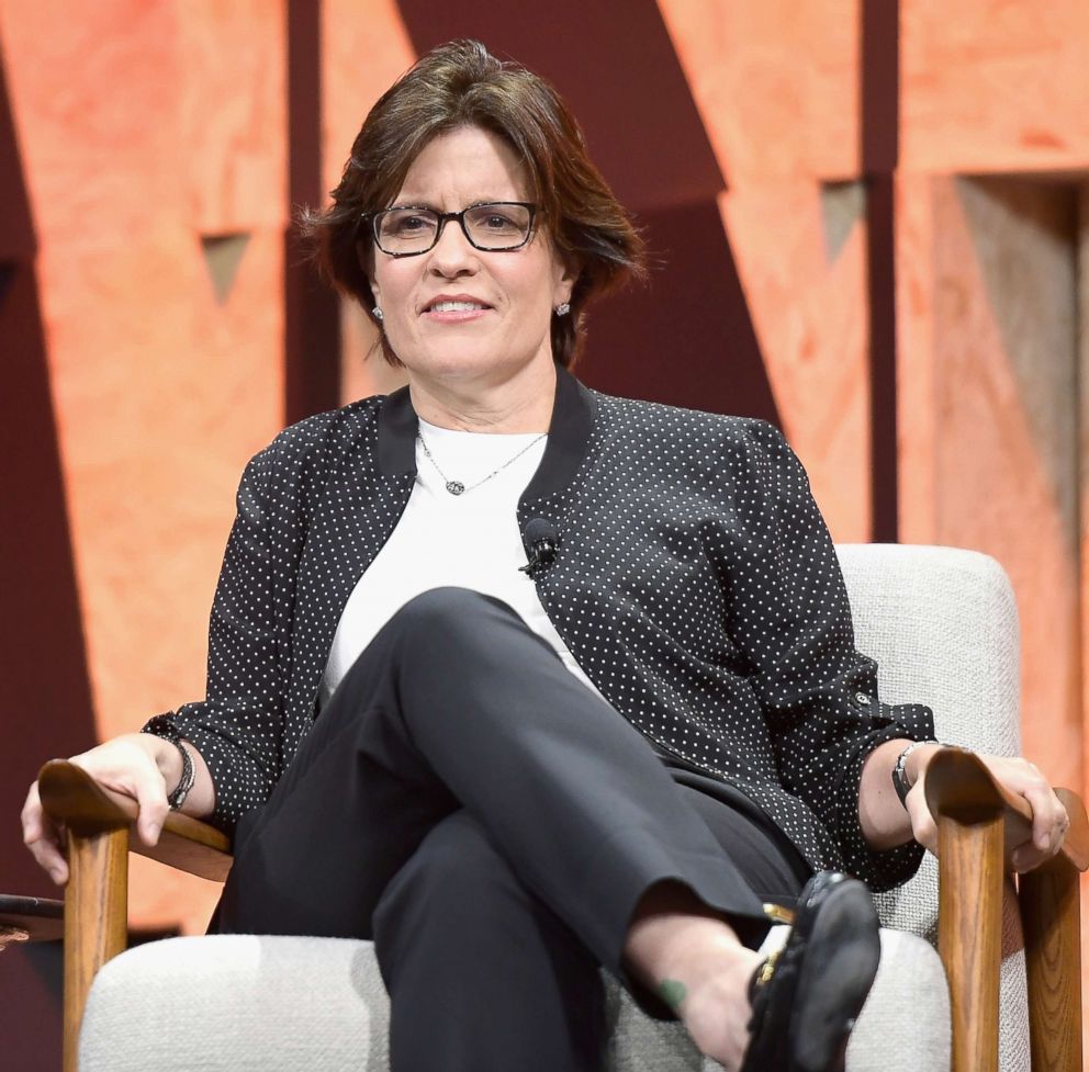 PHOTO: Executive Editor of Recode Kara Swisher speaks onstage during Vanity Fair New Establishment Summit, Oct. 3, 2017, in Beverly Hills, Calif.