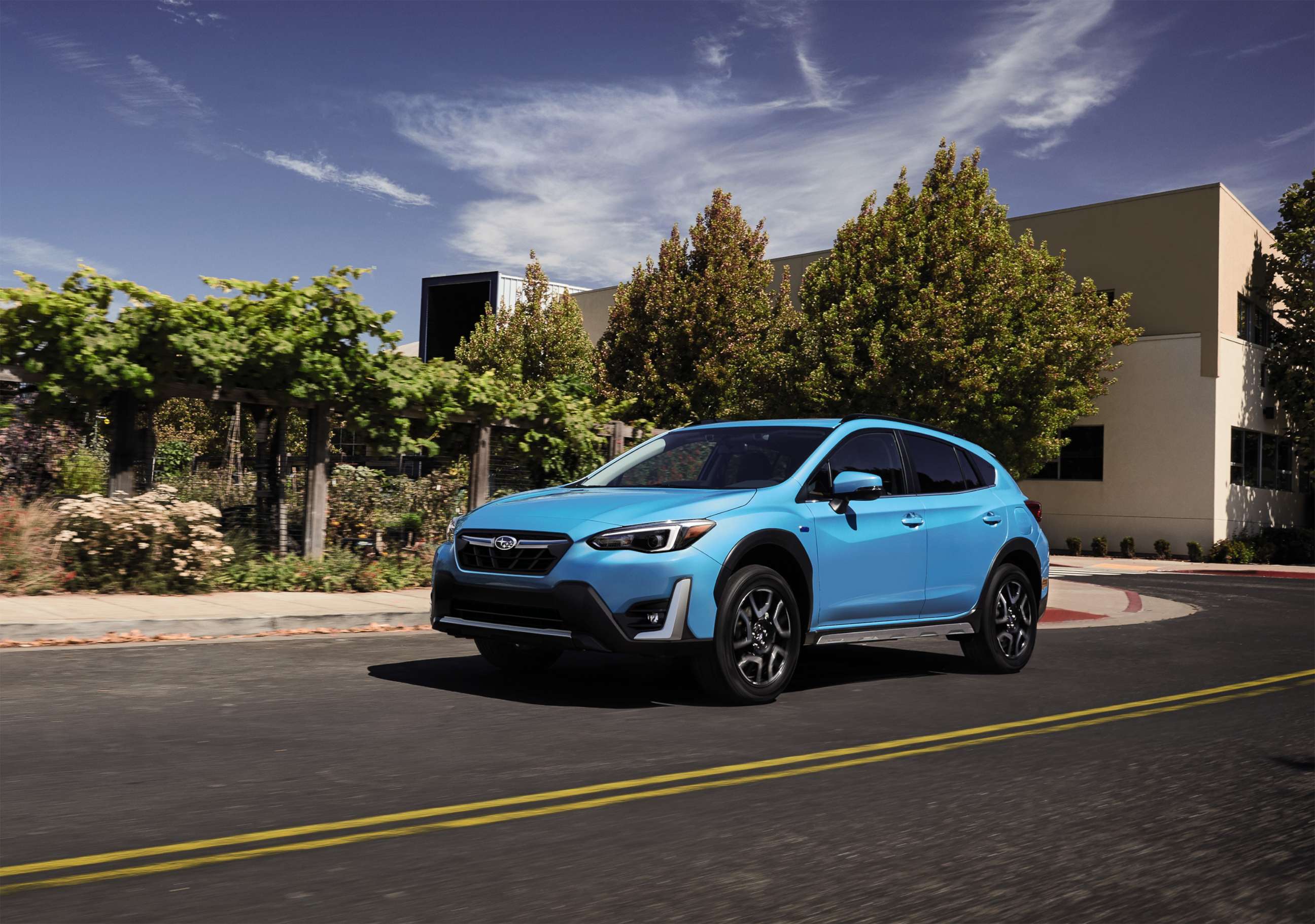 PHOTO: The Subaru Crosstrek Hybrid gets up to 17 miles of pure electric driving. 