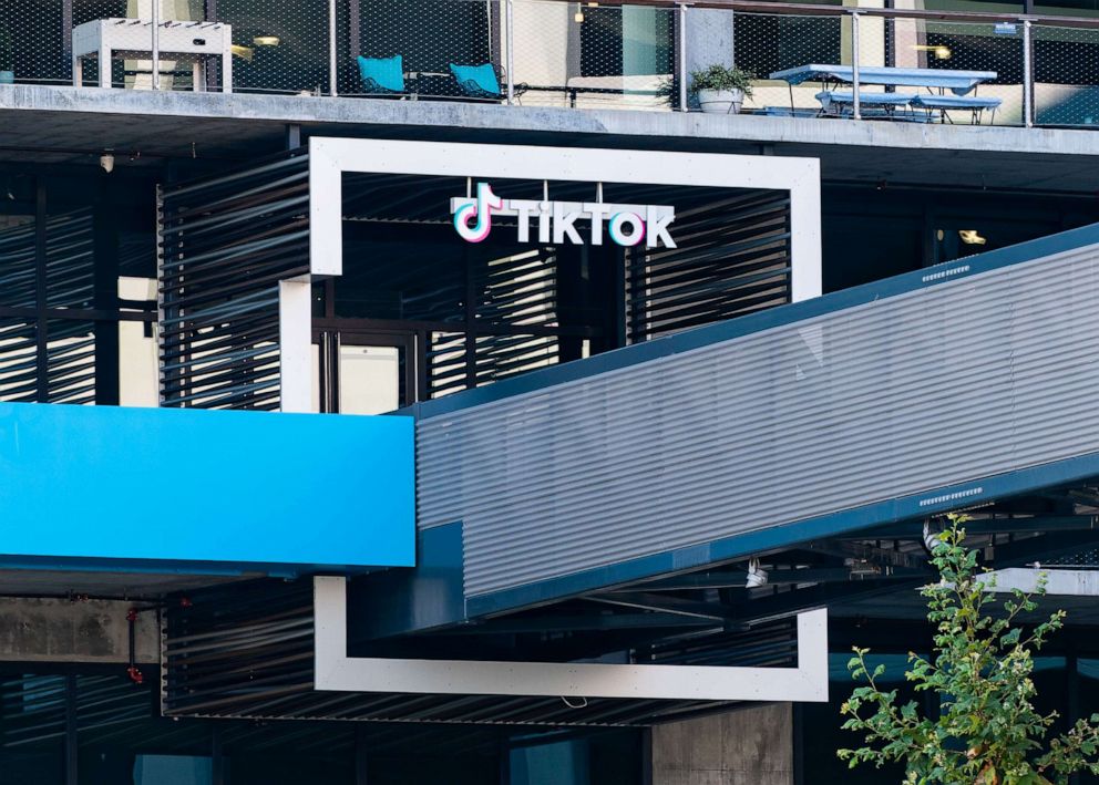 PHOTO: General view of the TikTok headquarters, Oct. 13, 2020, in Culver City, Calif.