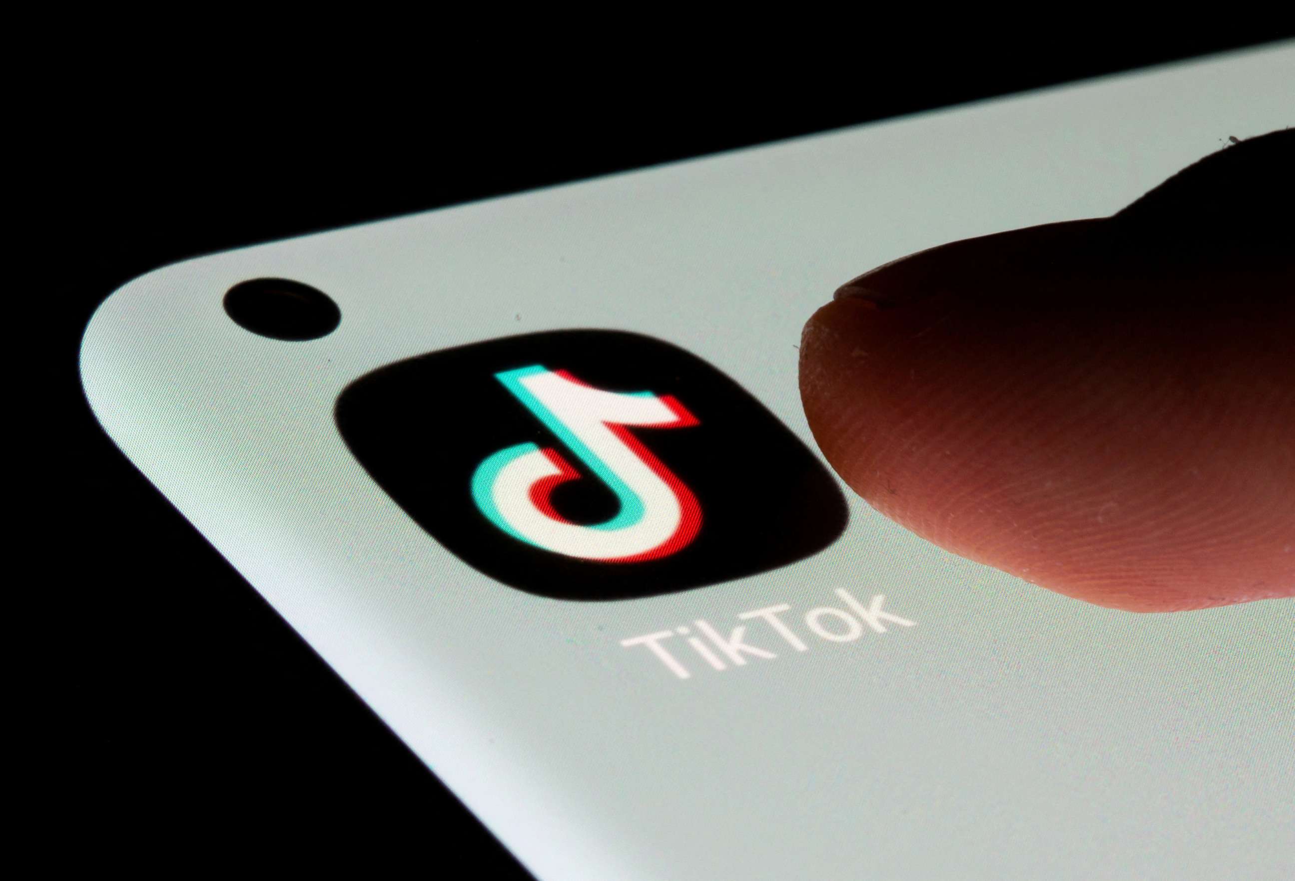 PHOTO: TikTok app is seen on a smartphone in this illustration taken, July 13, 2021.