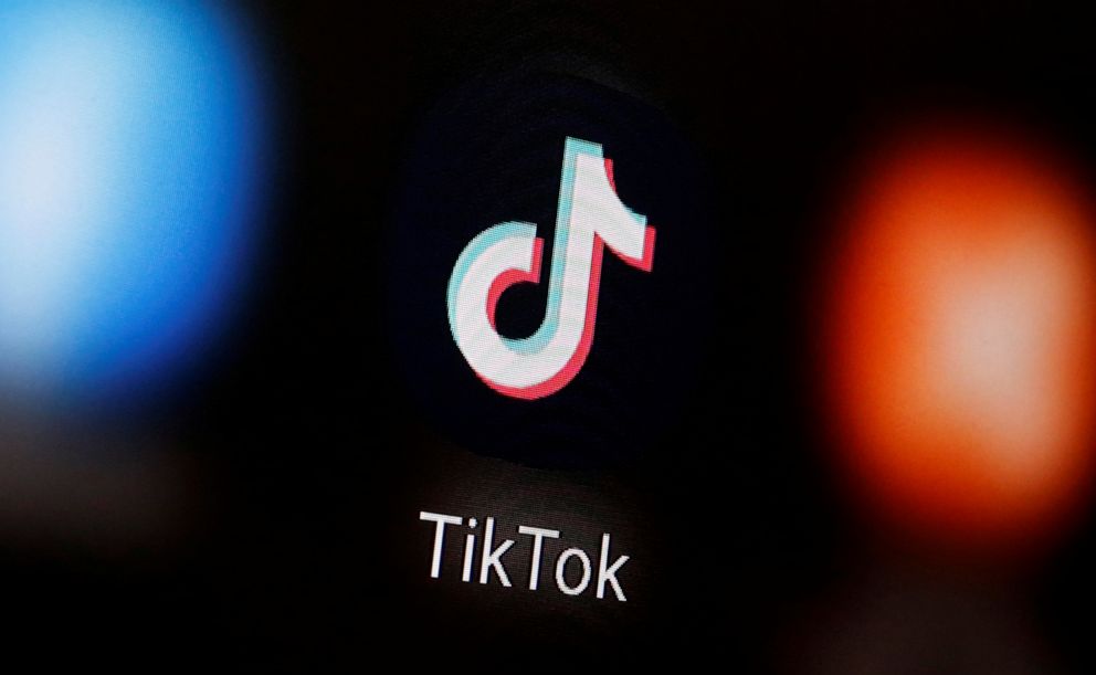 PHOTO: An illustration shows a TikTok logo displayed on a smartphone, Jan. 6, 2020.
