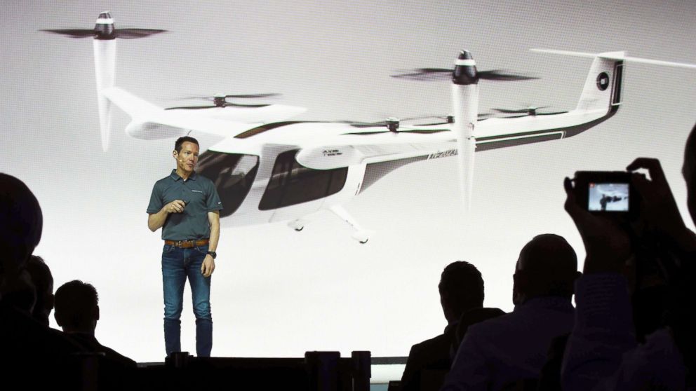 Jeff Holden, Uber chief product officer, speaks at the second annual Uber Elevate Summit, on May 8, 2018 at the Skirball Center in Los Angeles.