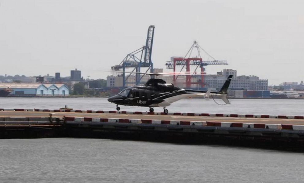 Uber Copter has landed: Rideshare expands skyward to JFK - ABC News