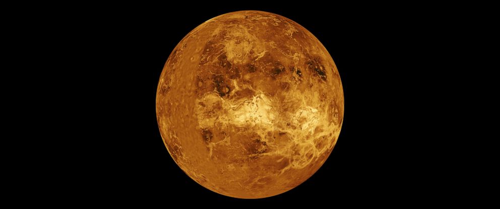 PHOTO: The northern hemisphere of Venus is displayed in this global view of the surface as seen by NASA Magellan spacecraft.