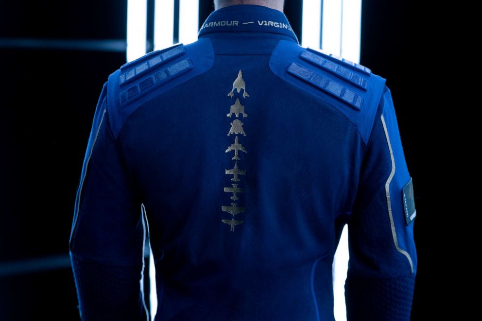 PHOTO: Virgin Galactic has partnered with Under Armour to unveil the world's first civilian spacesuit.