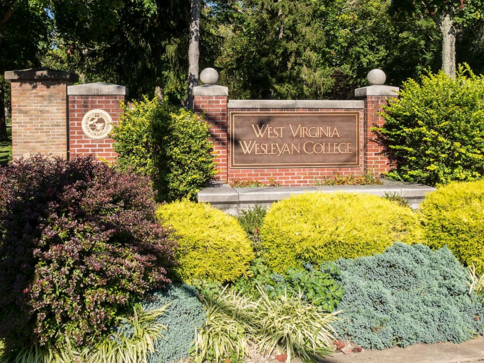 PHOTO: The entrance sign of West Virginia Wesleyan College in Buckhannon, W.Va., is seen here.