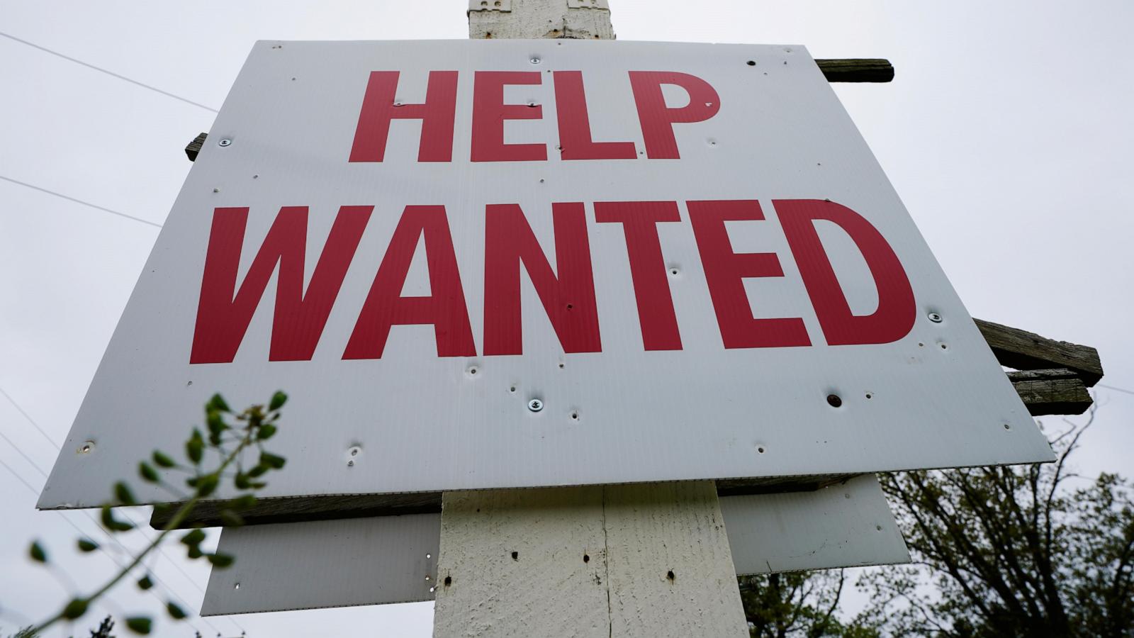 US job openings fall to 7.2 million in March, the lowest level since September