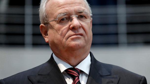 FILE - Martin Winterkorn, former CEO of the German car manufacturer 'Volkswagen', arrives for a questioning at an investigation committee of the German federal parliament in Berlin, Germany on Jan. 19, 2017. (AP Photo/Michael Sohn, File)