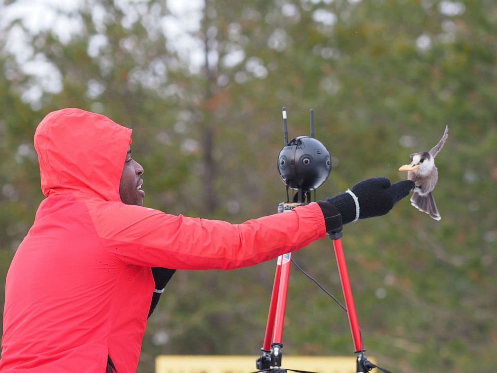 PHOTO: Tawanda Kanhema is pictured here mapping out remote parts of northern Ontario for Google Street View.