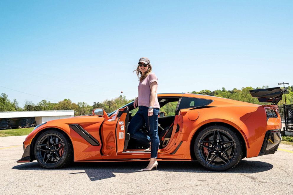 PHOTO: ABC News' Morgan Korn test drove the ZR1, the fastest and most powerful Corvette ever built, in April 2018. 
