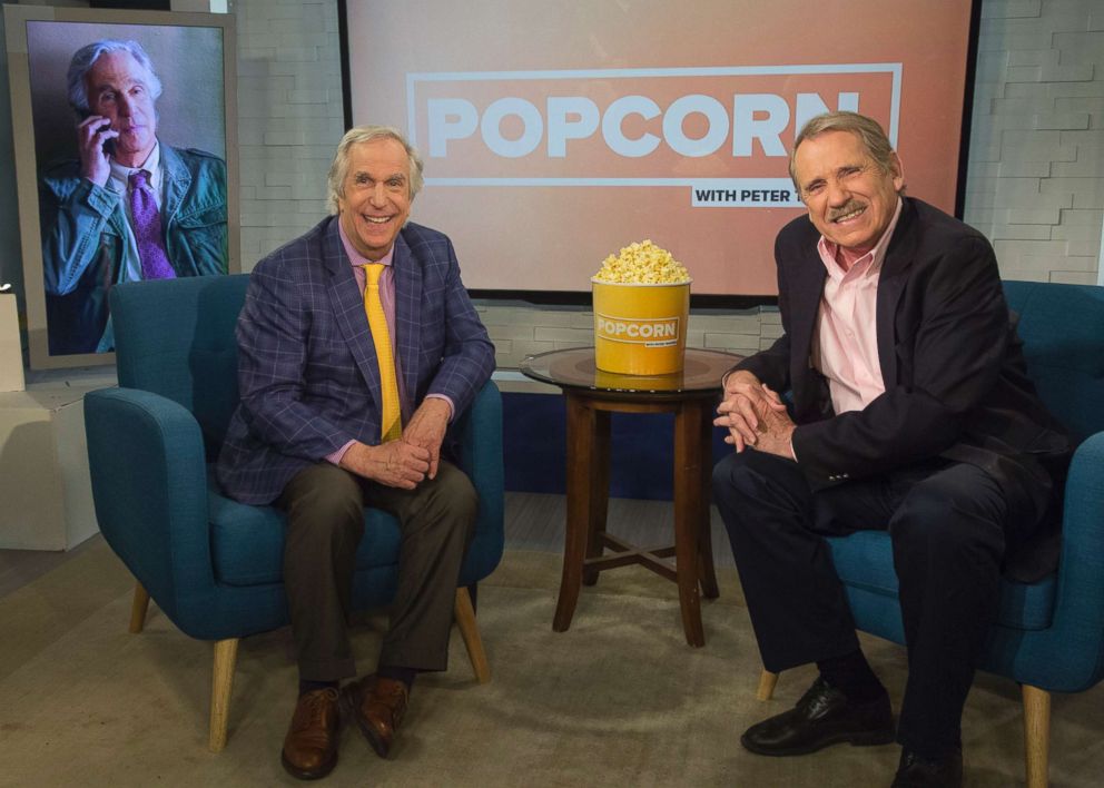 PHOTO: Henry Winkler appears on "Popcorn with Peter Travers" at ABC News studios, April 24, 2018, in New York City.
