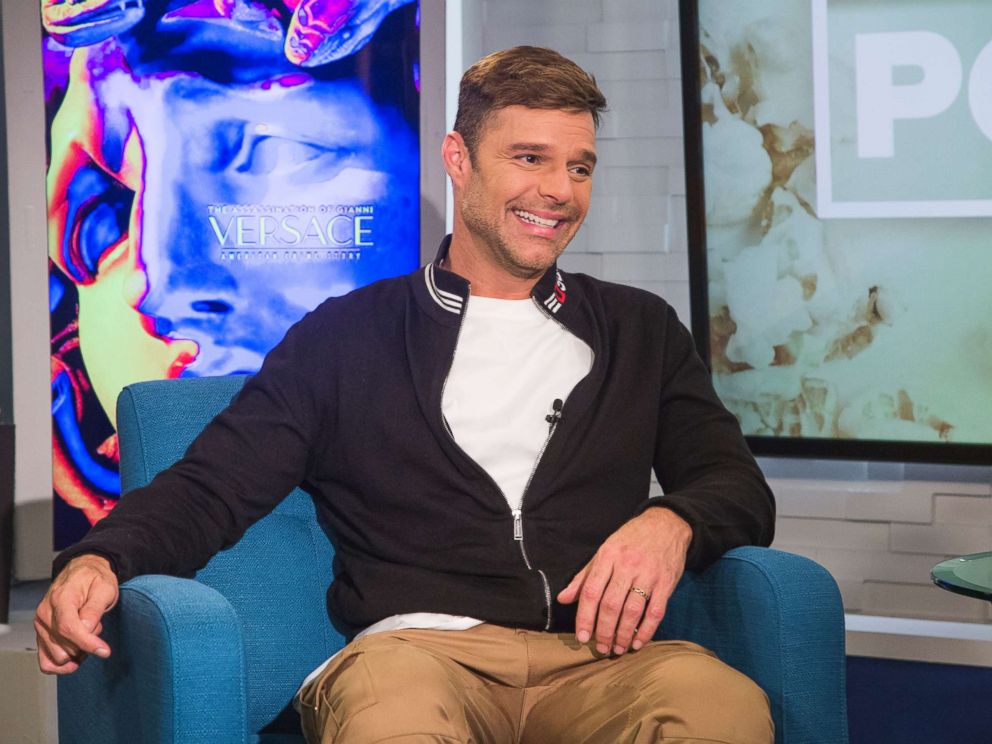 PHOTO: Ricky Martin appears on Popcorn with Peter Travers at ABC News studios, June 7, 2018, in New York City.