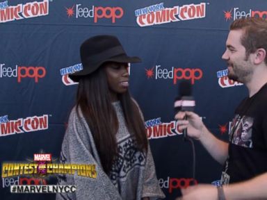 VIDEO: Estelle talks abut her role as Garnet on the animated series 'Steven Universe' - New York Comic Con 2014.