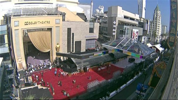 Video Oscars Set Built in Time-lapse Video - ABC News