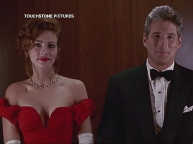 VIDEO: "Pretty Woman" starred Julia Roberts and Richard Gere as an unlikely pair who fall in love.