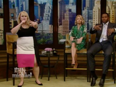 VIDEO: The star of "Pitch Perfect 2" stopped by "Live with Kelly and Michael" to talk about a surprise celebrity fan of her films.