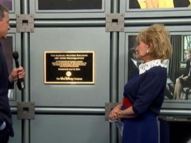 VIDEO: Barbara Walters Building Dedication Ceremony