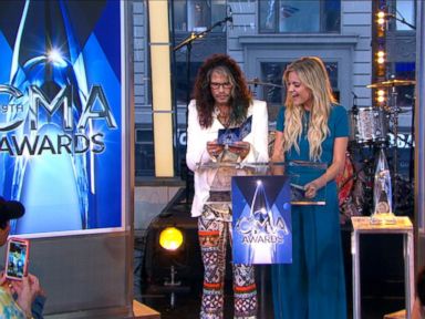 VIDEO: CMA Nominations With Steven Tyler and Kelsea Ballerini