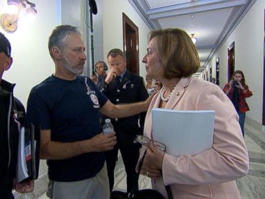 VIDEO: Jon Stewart Chases Down A Sitting Senator Over 9/11 Health Bill 